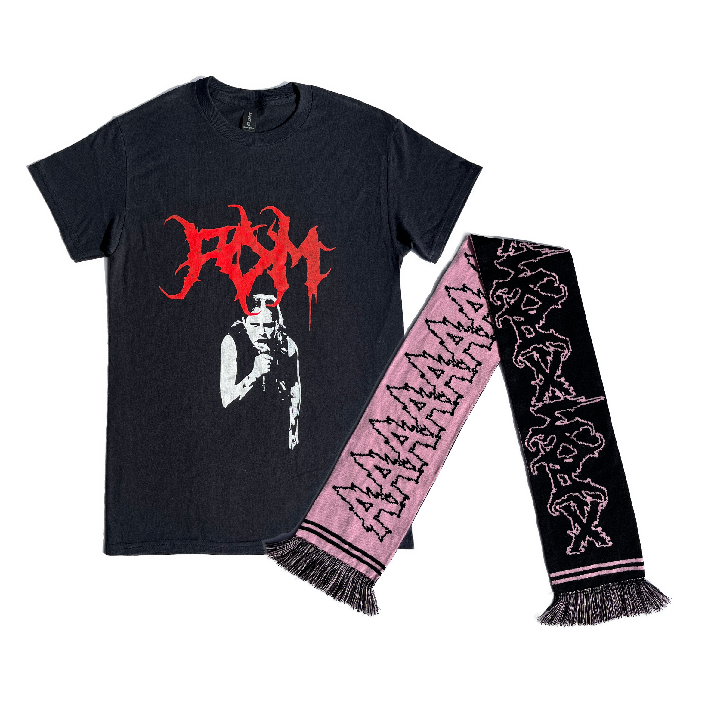 Scarf + Metal Michael T-shirt Bundle
